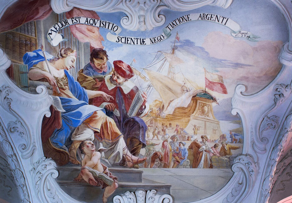 The ceiling fresco