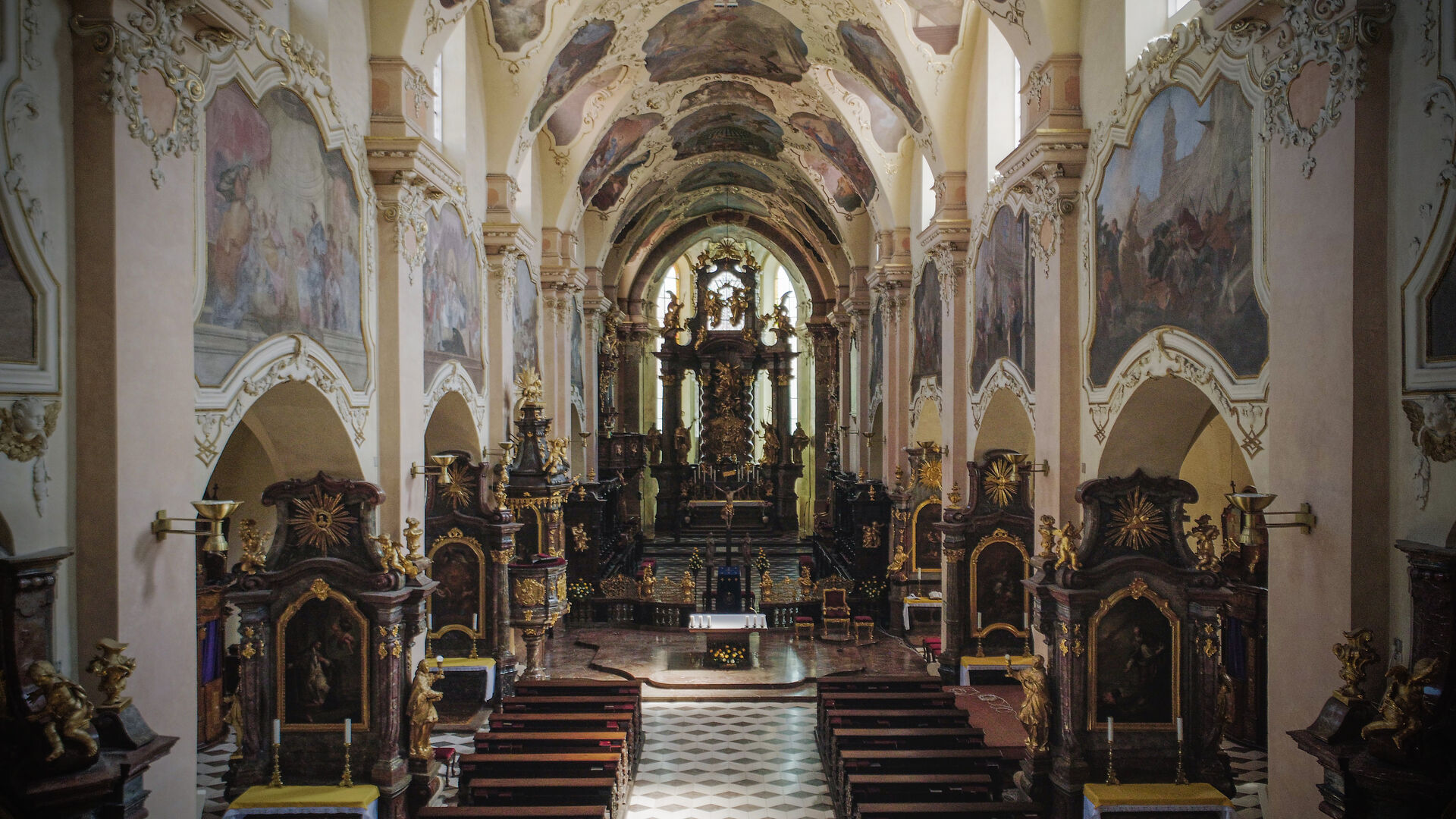 View of basilika inside